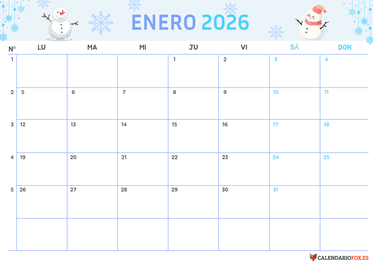 Copos de Nieve con Muñecos de Nieve Lindos