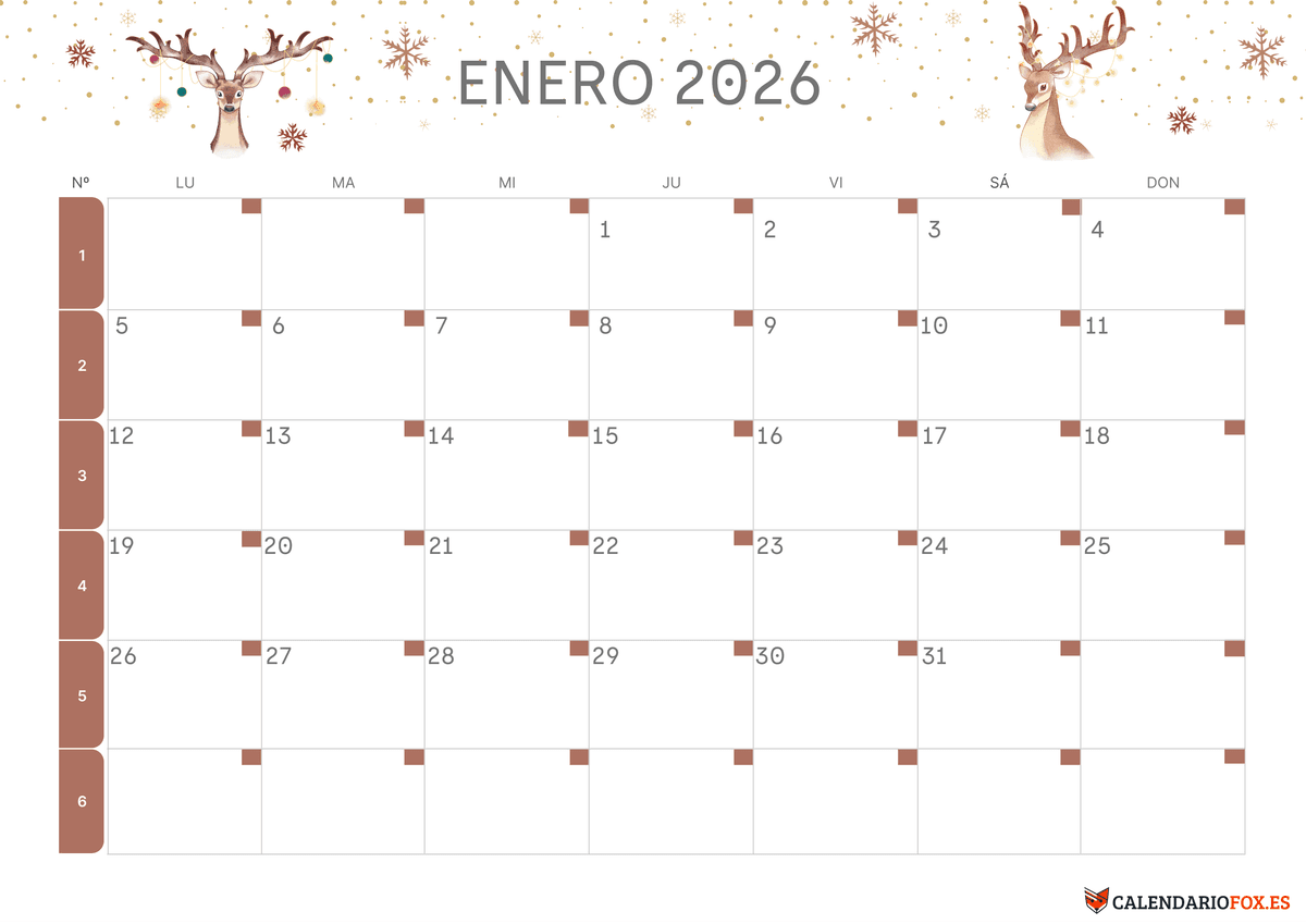 Ciervo Lindo en Invierno