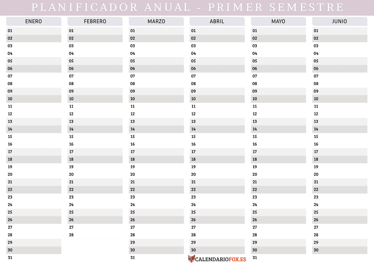 Color salvia – primer semestre