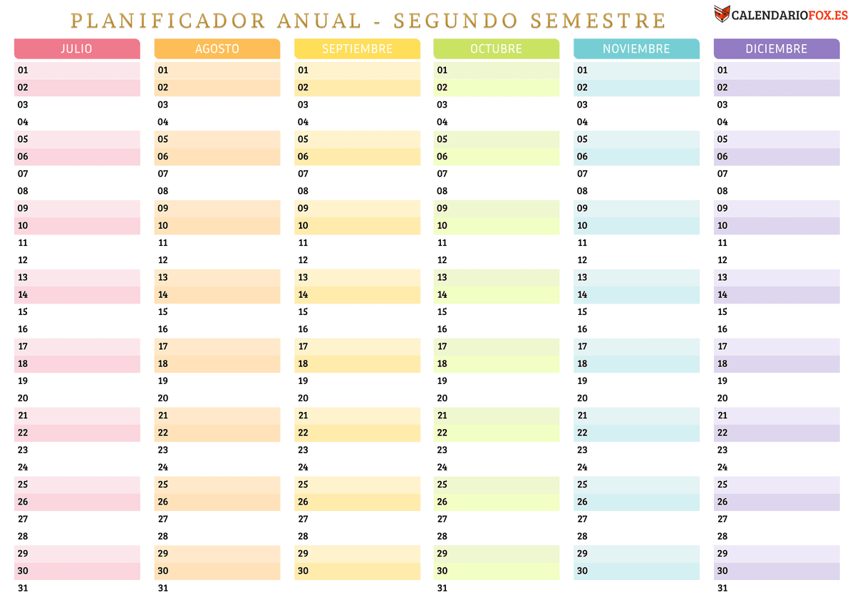 Colorido – segundo semestre
