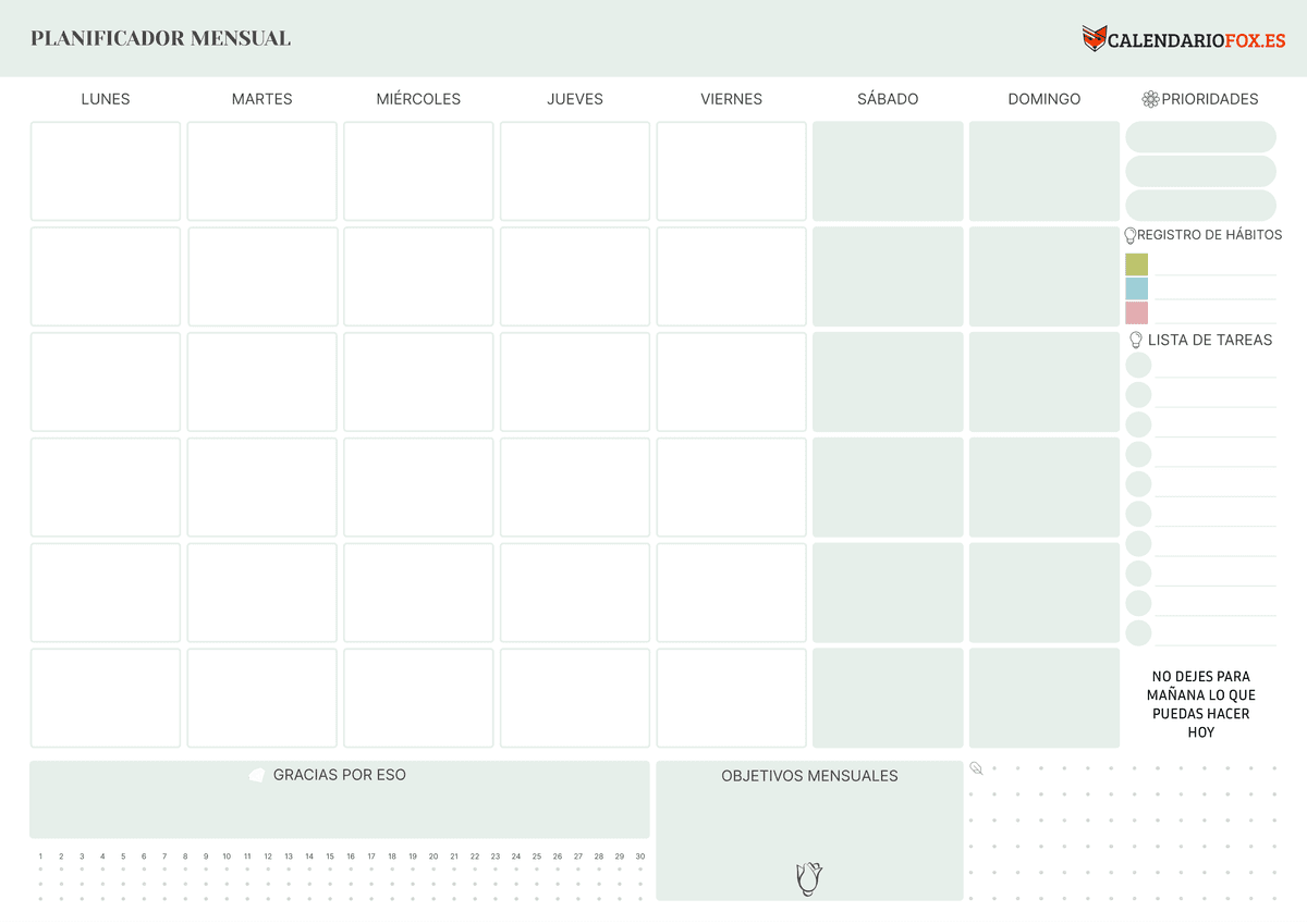 Planificador Mensual con Prioridades 2